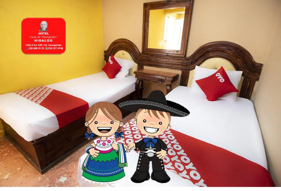 Hotel Casa De Huespedes Hidalgo Теуакан Экстерьер фото